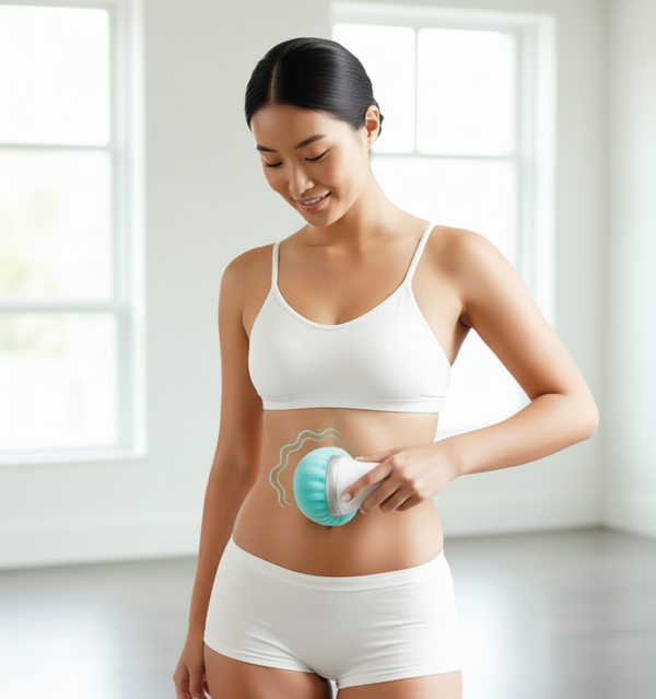 Foto lifestyle - uso na barriga