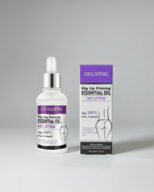 GUANJING - Frasco e Caixa no Fundo Cinza