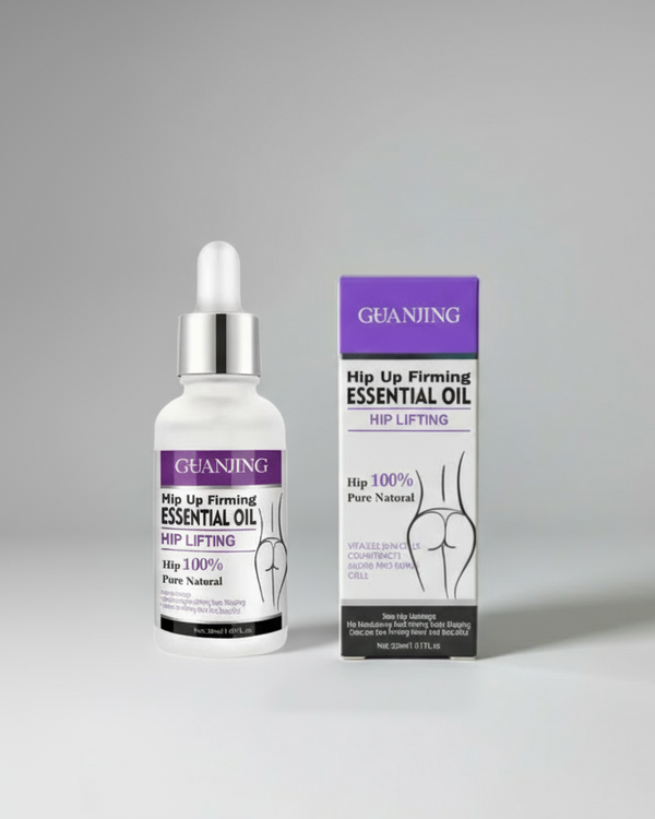 GUANJING - Frasco e Caixa no Fundo Cinza