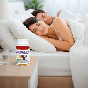 Mulher Dormindo com Melatonina Duerme Plus