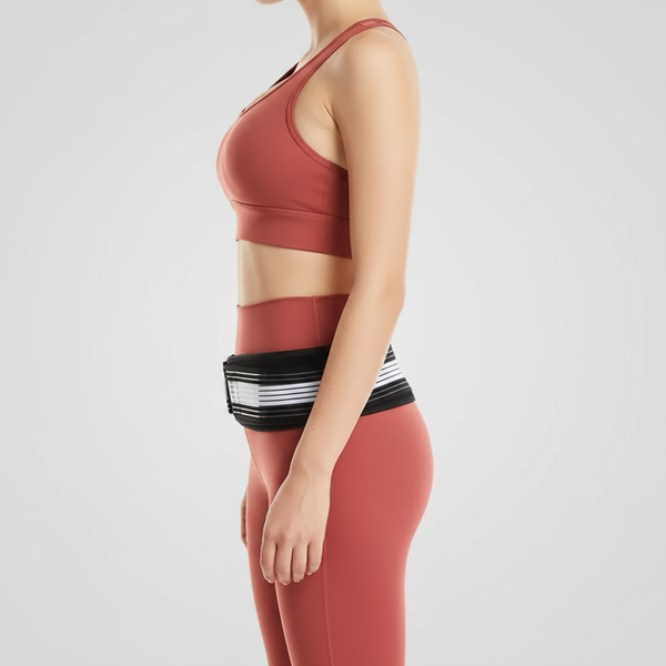 Mulher usando o produto - Packshot lateral