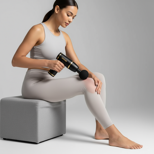 Uso na panturrilha, posição sentada