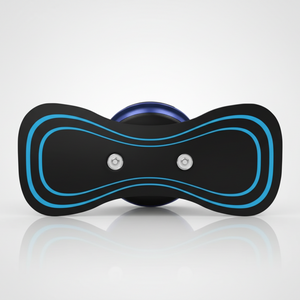 Vista traseira com eletrodos