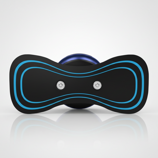 Vista traseira com eletrodos