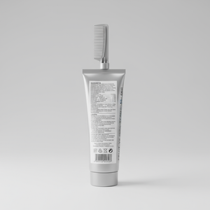 Vista traseira do frasco