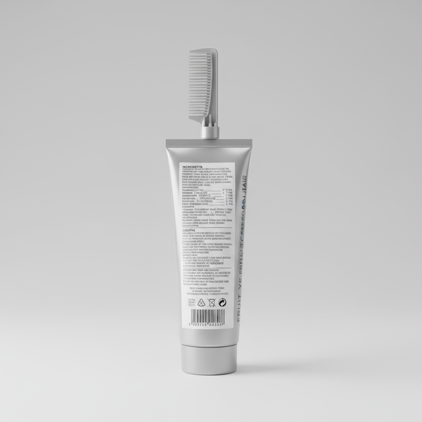 Vista traseira do frasco